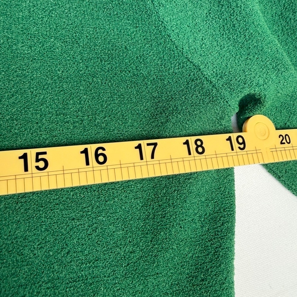 1960's  WPL Kelly Green V-Neck Knit Vintage Exmoor  Sweater Classic Quiet Luxury - Picture 5 of 6